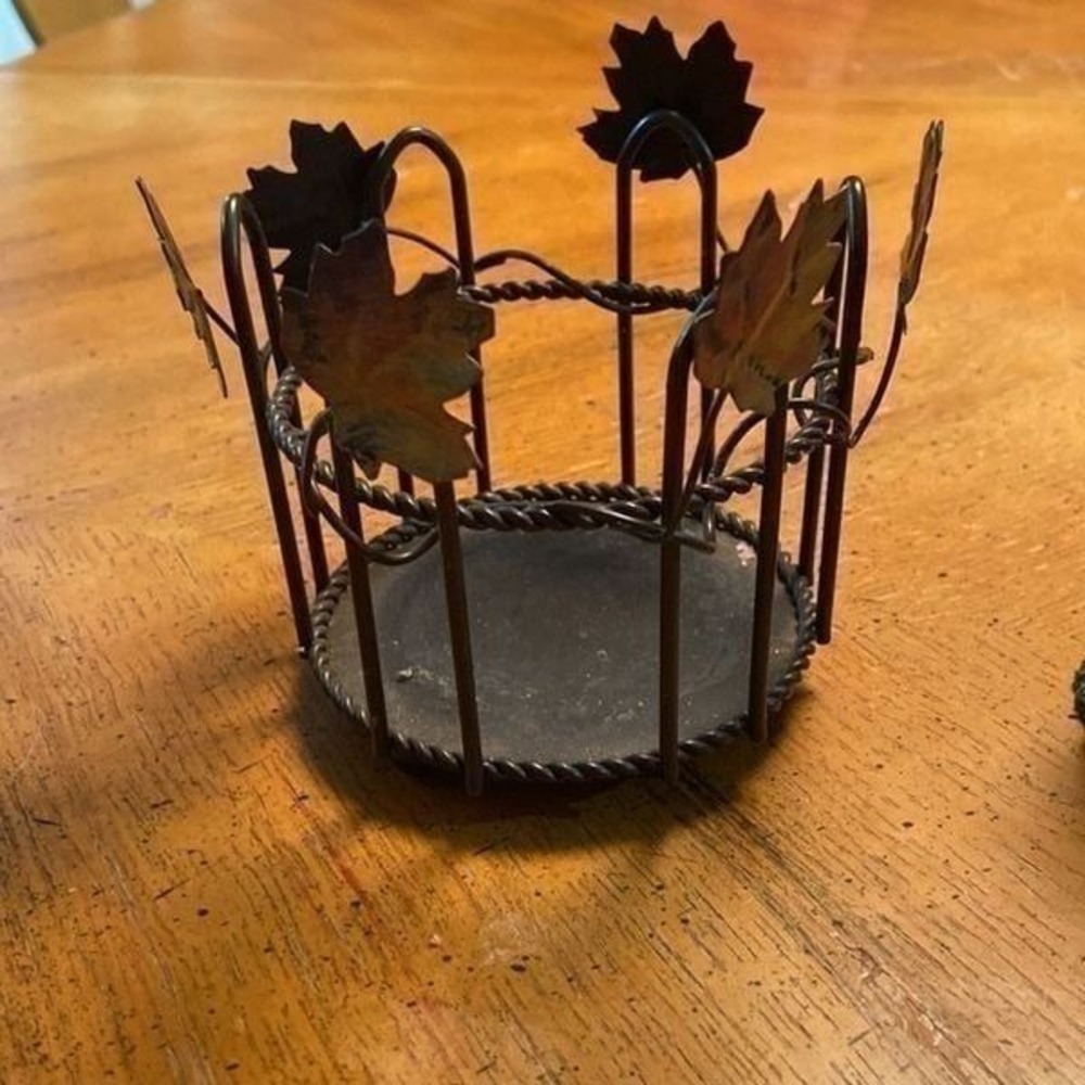Thanksgiving candle holder and decoration - Picture 8 of 12